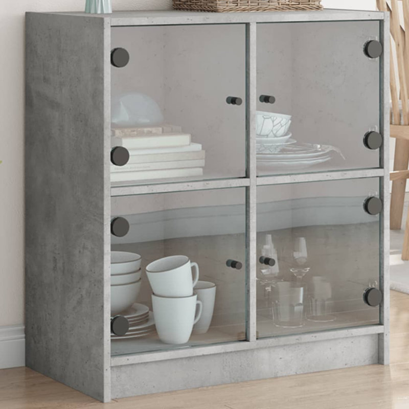 Mataia Standard Accent Cabinet, Concrete Grey