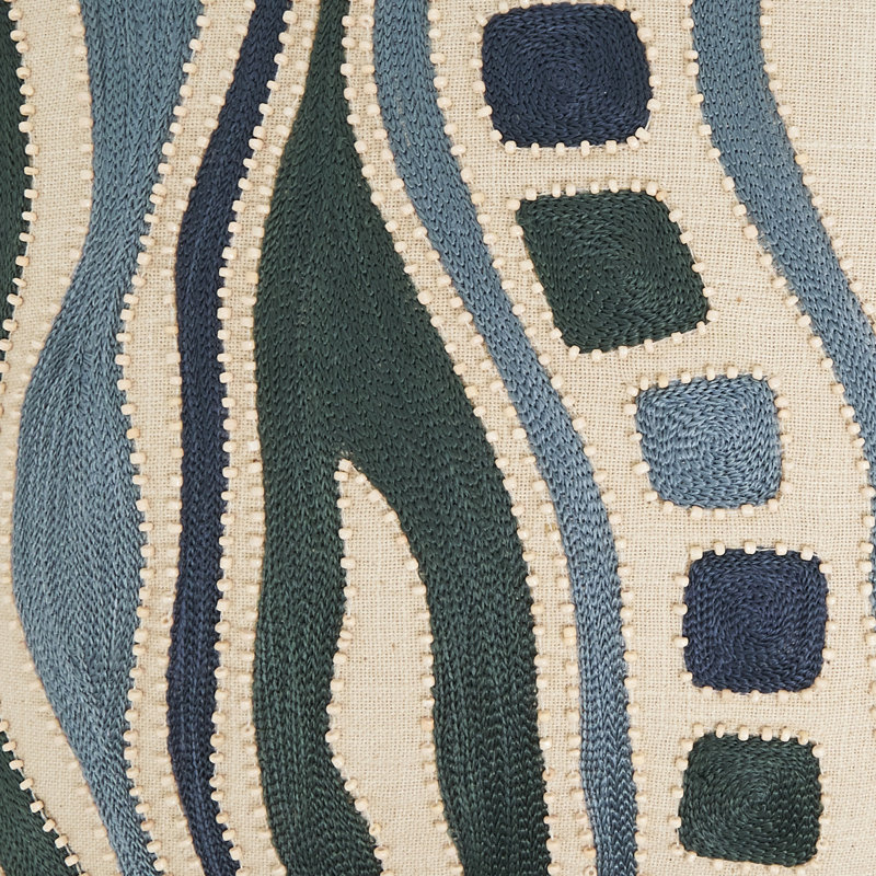 Beautifully Embroidered Pillow, Polyester