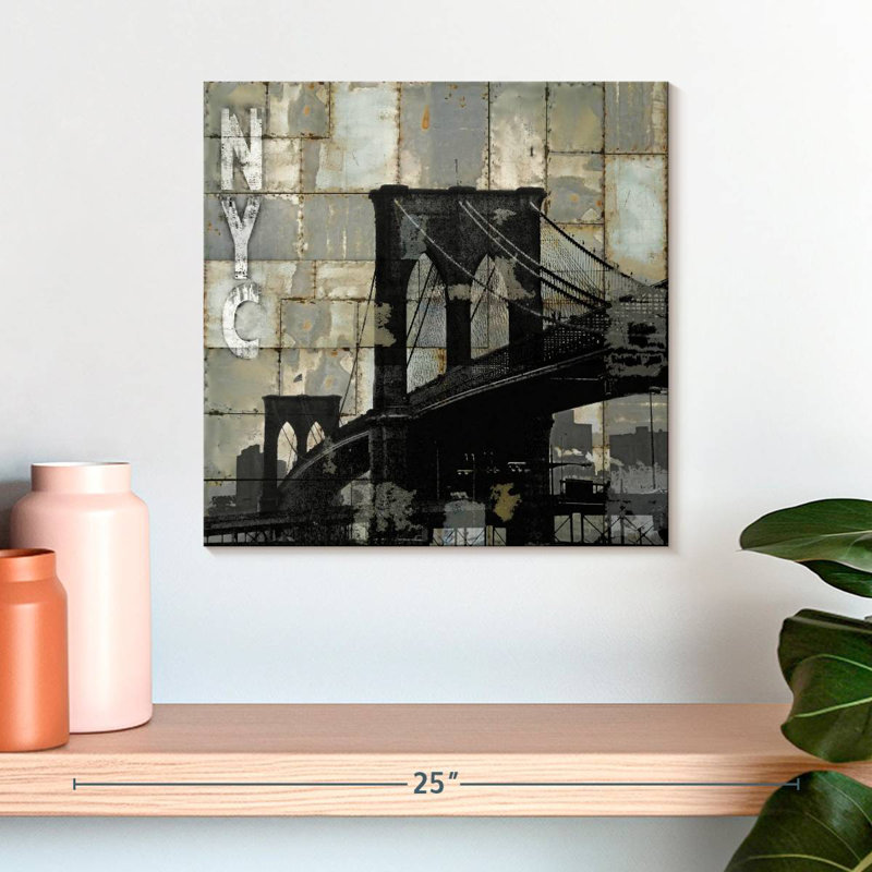 Nicci NYC Industrial II, H 16 po x l 16 po