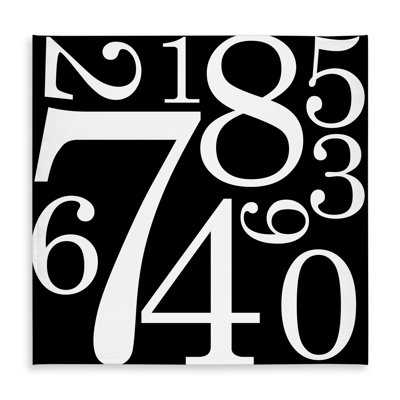 Zero to Nine Typo Tablecloth | Indoor Outdoor Home Decor