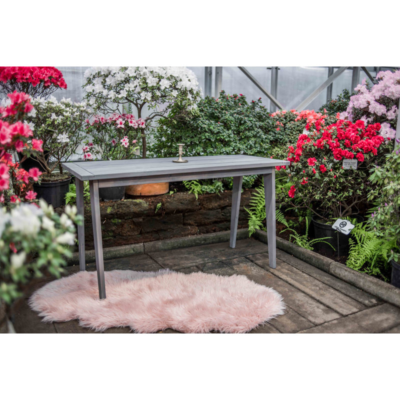Dahlen Rectangular Outdoor Dining Table , 140cm cm W 60cm cm D, 75"H x 60"W x 140"L