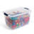 Rubbermaid Cleverstore Clear 16 Qt Plastic Storage Bins with Lids, 6-Pack-101700728