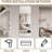 Full Body Round Corner Mirror For Living Room Bedroom Cloakroom Wall Hanging With Hanging Hole High Quality 5Mm Silver Mirror  Explosion-Proof Glass-30944851