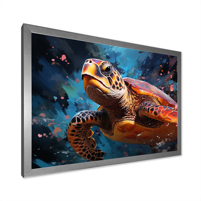 Tortue sereine sous l'eau I