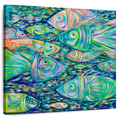 Brampt, école de poissons