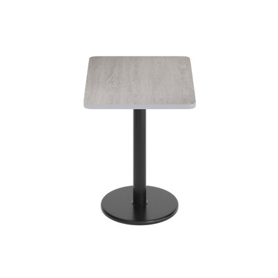 Rectangular Laminate Dining Table Top with Round Base