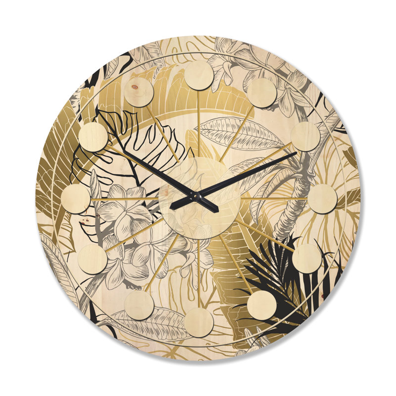 Horloge murale Mid-Century, Très grand