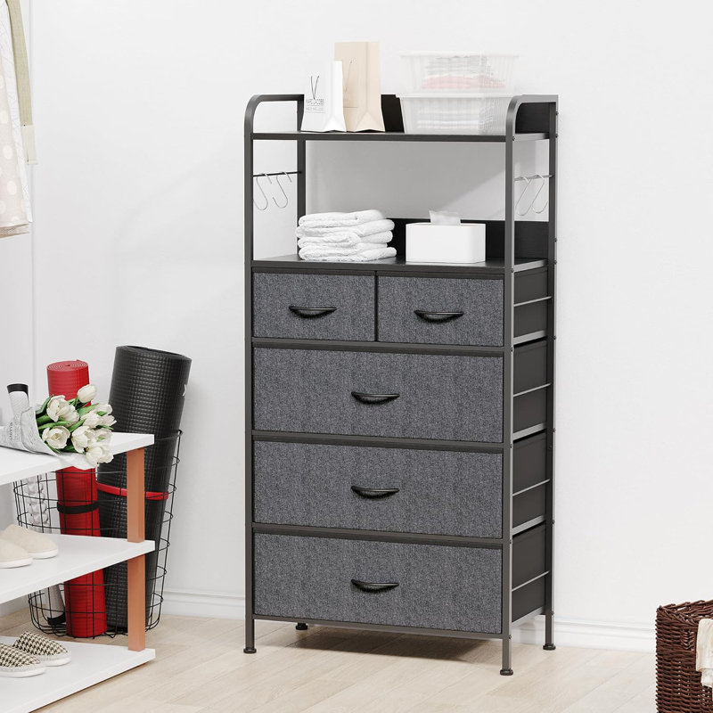 Armoire d'appoint Mugisha, Noir