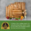 BEEFURNI Premium Teak Wood Cutting Board with Edge Grain-984031763