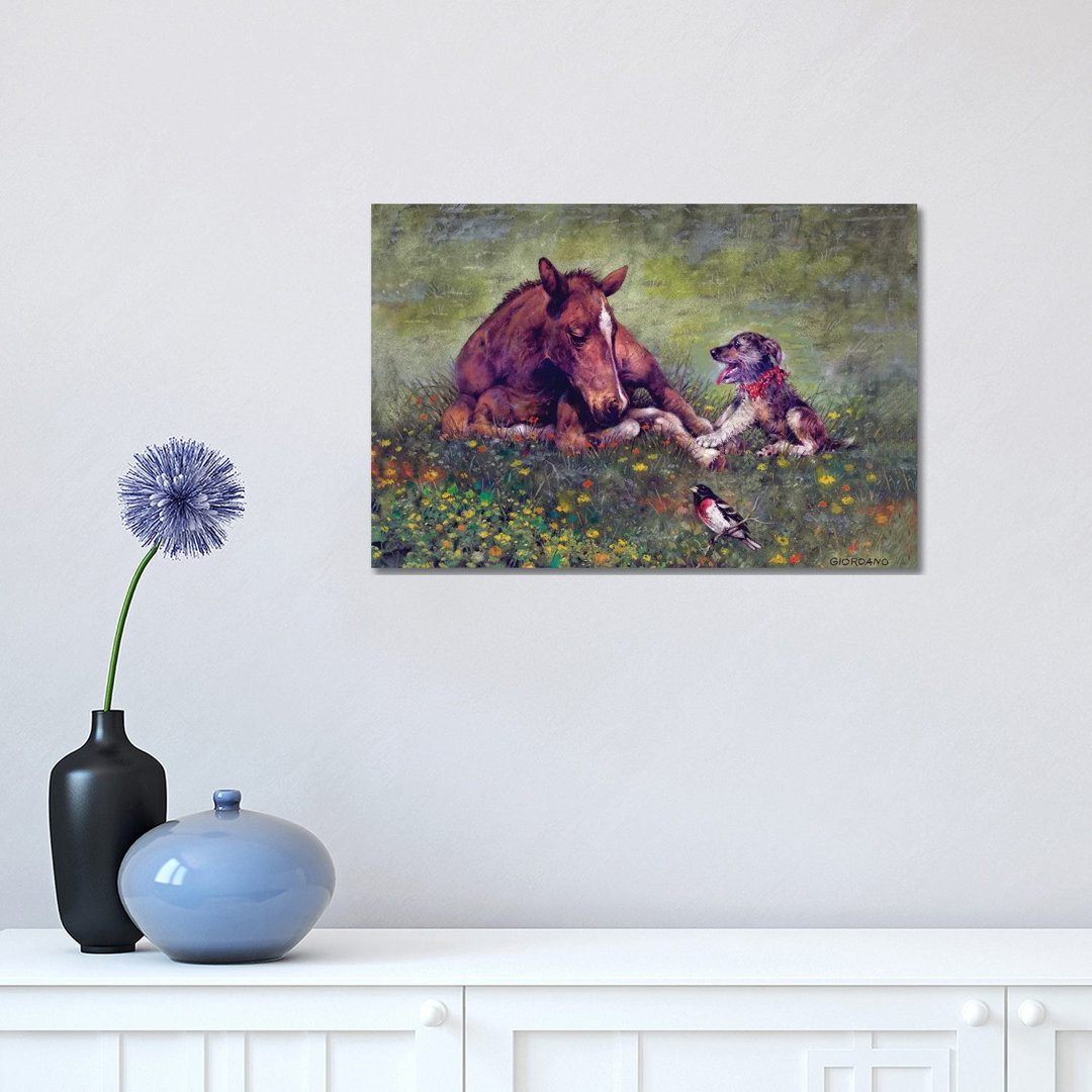 Leave Me Alone - Wrapped Canvas Painting