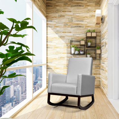 Moynihan Solid Wood Rocking Chair