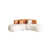 Blanc / Orange
