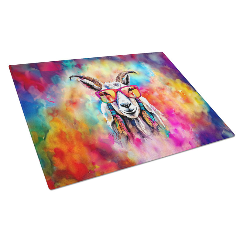 Planche à découper en verre Hippie