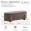 Banc de rangement rembourré 51,2 po-943135541