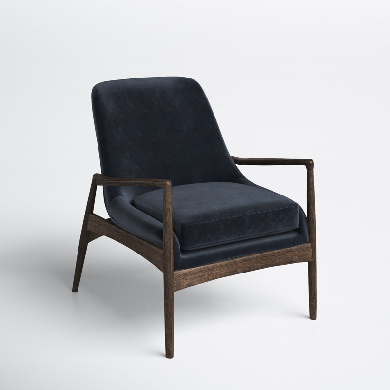 Ersa Upholstered Armchair, Modern Performance Velvet