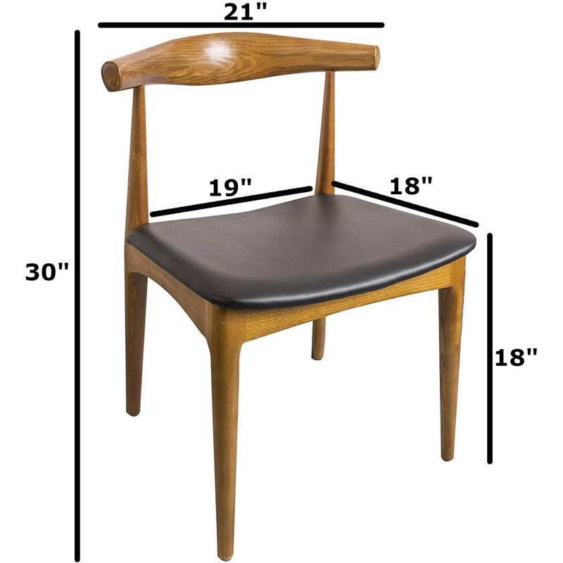 Chaise d'appoint rembourrée Southard en noyer Windsor