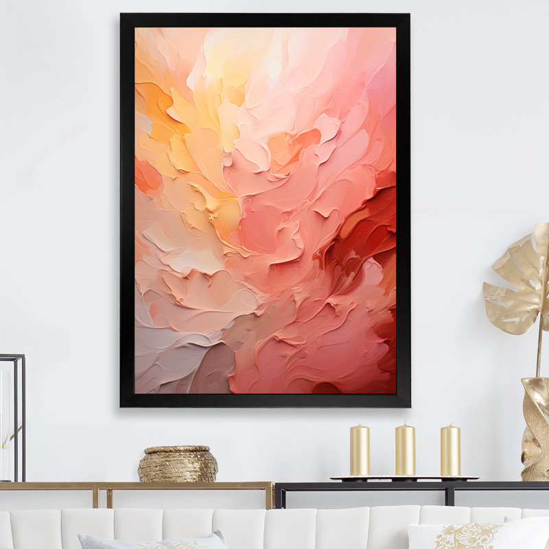 Gradient Grace Artistry - Rainbow, impression d'art mural, Cadre photo noir, H 20 po x l 12 po x P 1 po