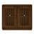 Mid Century Modern Fluted Hollowed Out Sideboard Cabinet with 2 Outlet Holes, Buffet Cabinet with Storage, Walnut Storage Cabinet for Living Room, Entryway, Hallway, Dining Room, Kitchen-1099040591