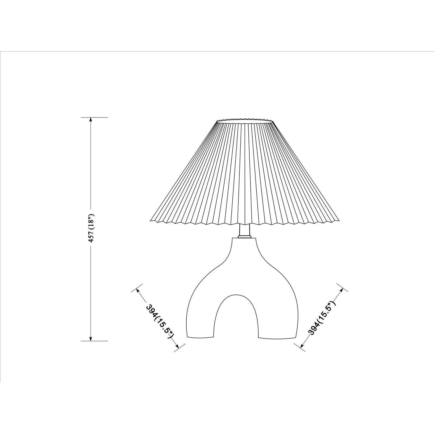 Celes Table Lamp, Light Green, Green