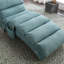 Méridienne rembourrée de luxe avec dossier inclinable moderne en tissu à dossier fixe pour salon / chambre à coucher-1789743763