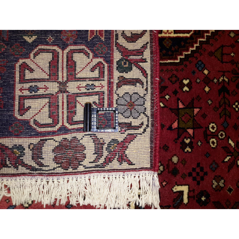 Canvello Hand Made Traditional Medallion Silkroad Abadeh Rug - 3'7'' X 5'4''