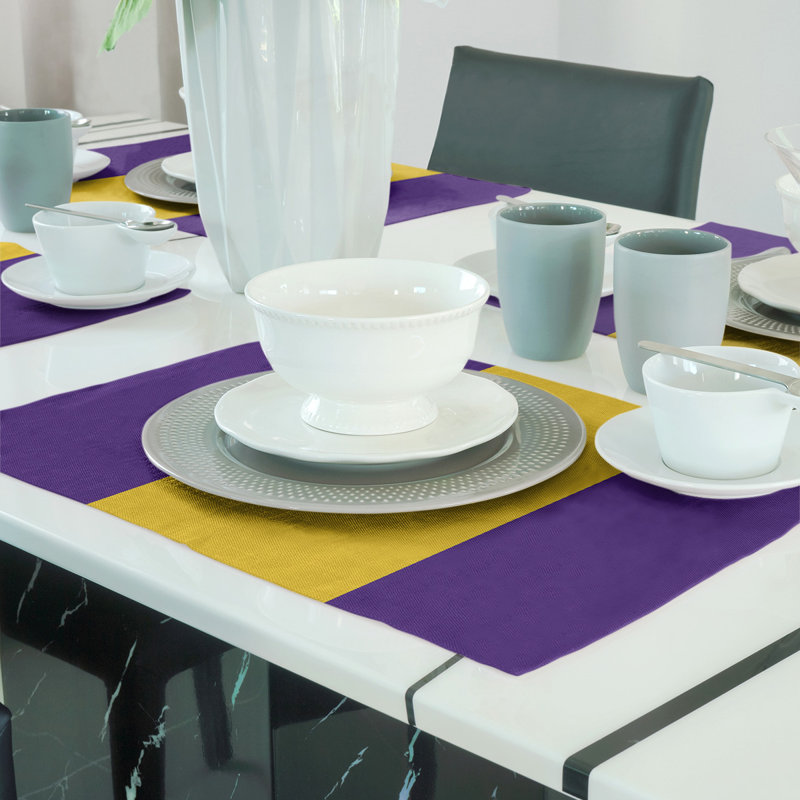 Récapitulatif de 18 po Louisiana, Mauve / milieu doré, Polyester sergé