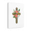 Flower Cross - Wrapped Canvas Print-1742574498