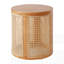 Table d'appoint en caoutchouc et bois massif