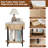 Marble Round End Table With Storage-1496349351-1496349349