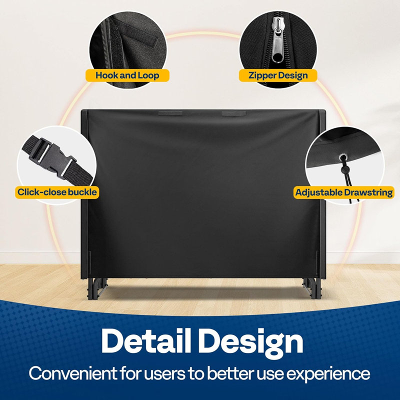 VIVOHOME 72'' W x 24'' D Log Rack Cover