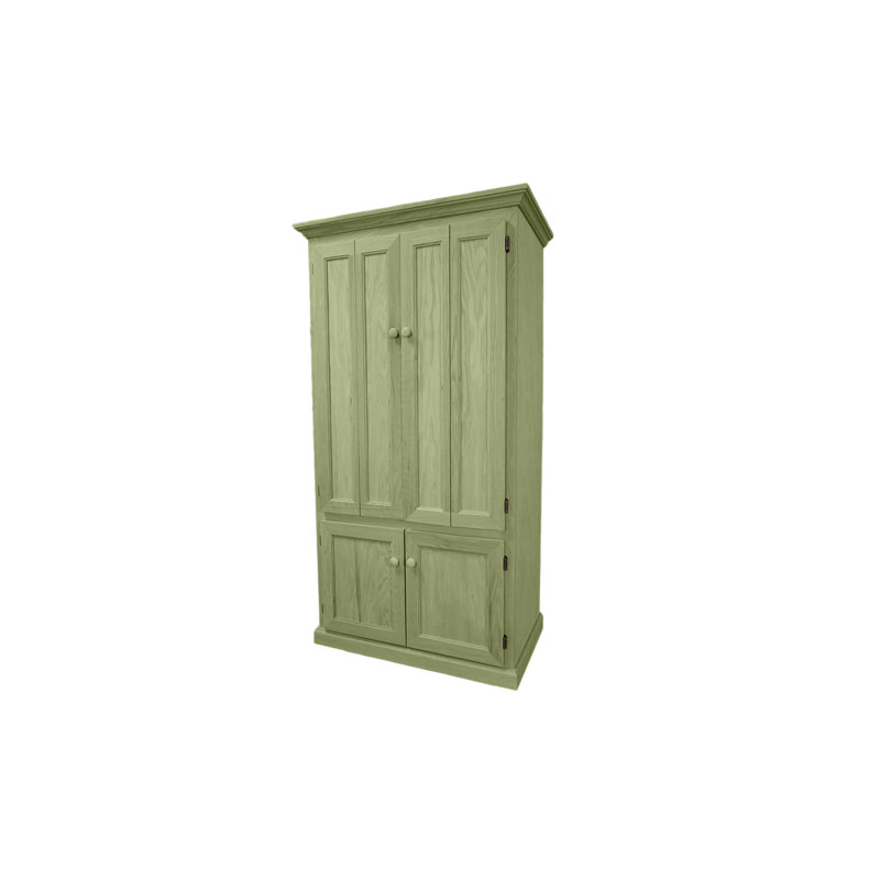 Armoire et bureau rectangulaire Jazayah, Sauge d'été