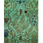 Tapis noué à la main unique en son genre Holsworth - vert