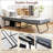 Folding Bed Cot With Mattress-1359828260