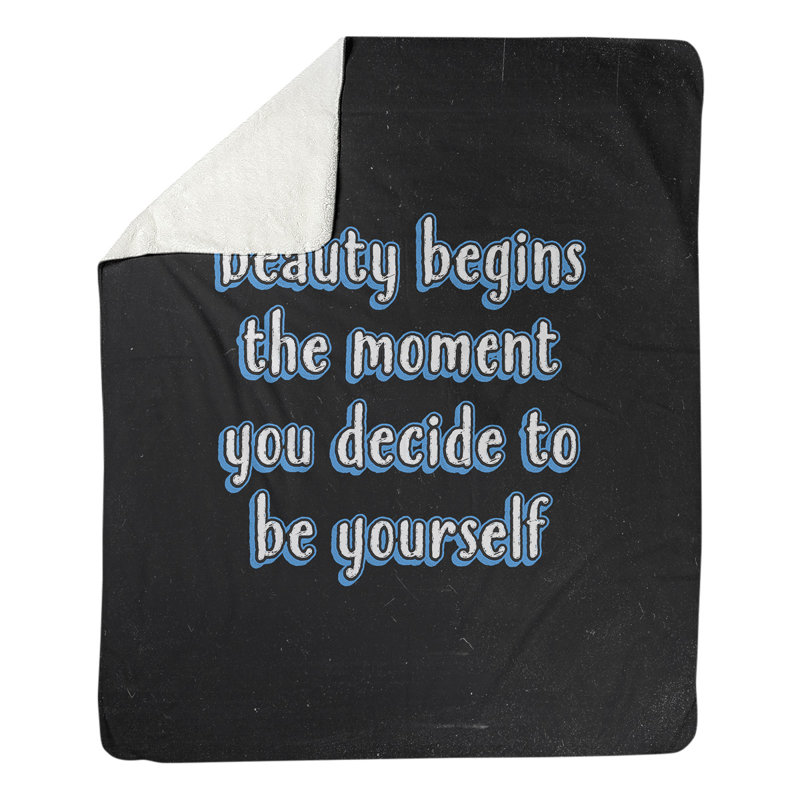 Sewn Throw Blanket, 30" W x 40" L, Blue, Medium
