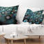 Housse de coussin et insert floral