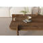 Table basse moderne en noyer de 35,4 po x 35,4 po x 17,7 po | 100% aggloméré mélaminé, design durable et élégant | Parfait pour le salon et les réceptions, assemblage facile, finition de couleur unie élégante-1804801437