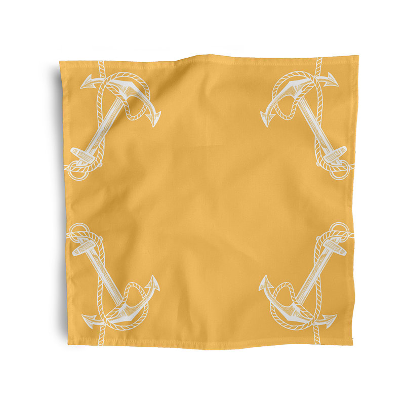 Hardy Anchored Napkins, Yellow