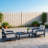 Hdpe All-weather Two Single Sofas & Coffee Table Set – Compact Outdoor Patio Conversation Set-763905241