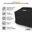 Tower Large BBQ Cover - Heavy-Duty Waterproof & Windproof Outdoor Gas Grill Cover, Compatible with Weber, Char-Broil & Outback; UV Resistant, Black (H124 x W140 x D47cm)