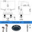 Bathroom faucet with 360 degree turn spout-115745089