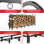 33cm W Steel Log Rack