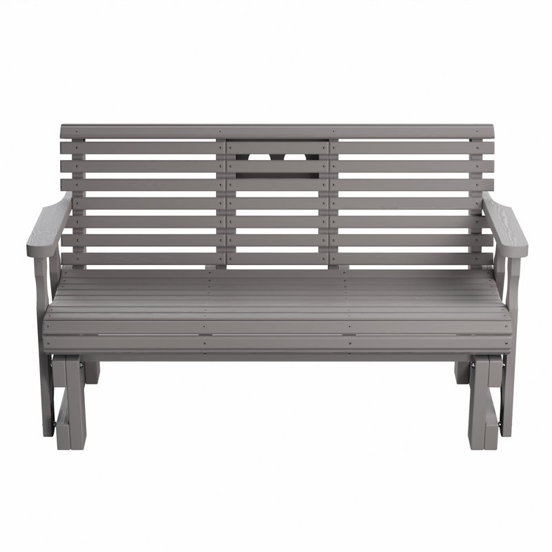 Fauteuil oscillant Amish Casual, Teinture gris semi-solide