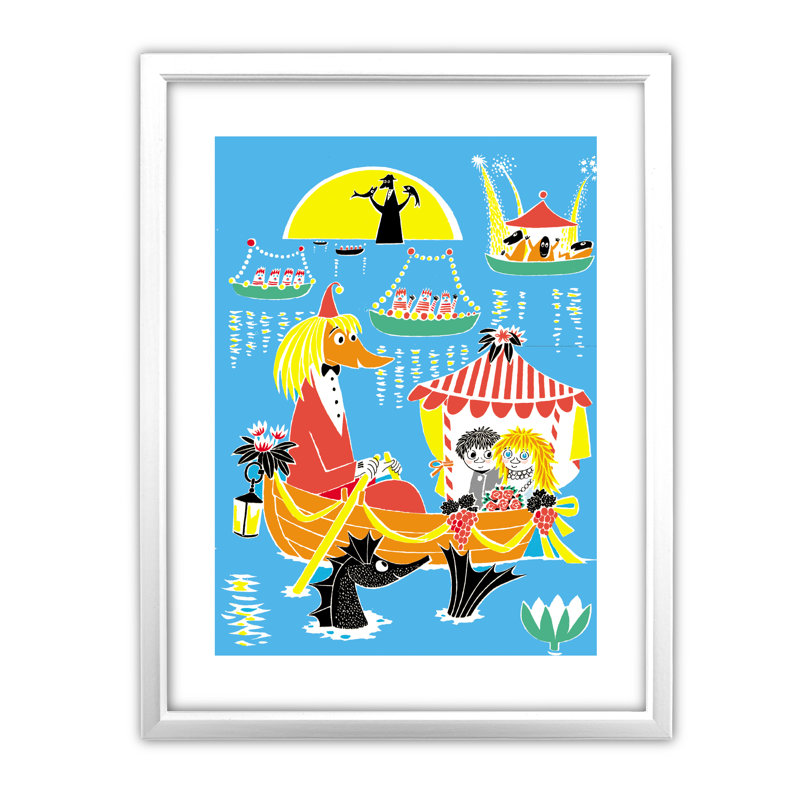 Tove Jansson - Single Picture Frame Print, White