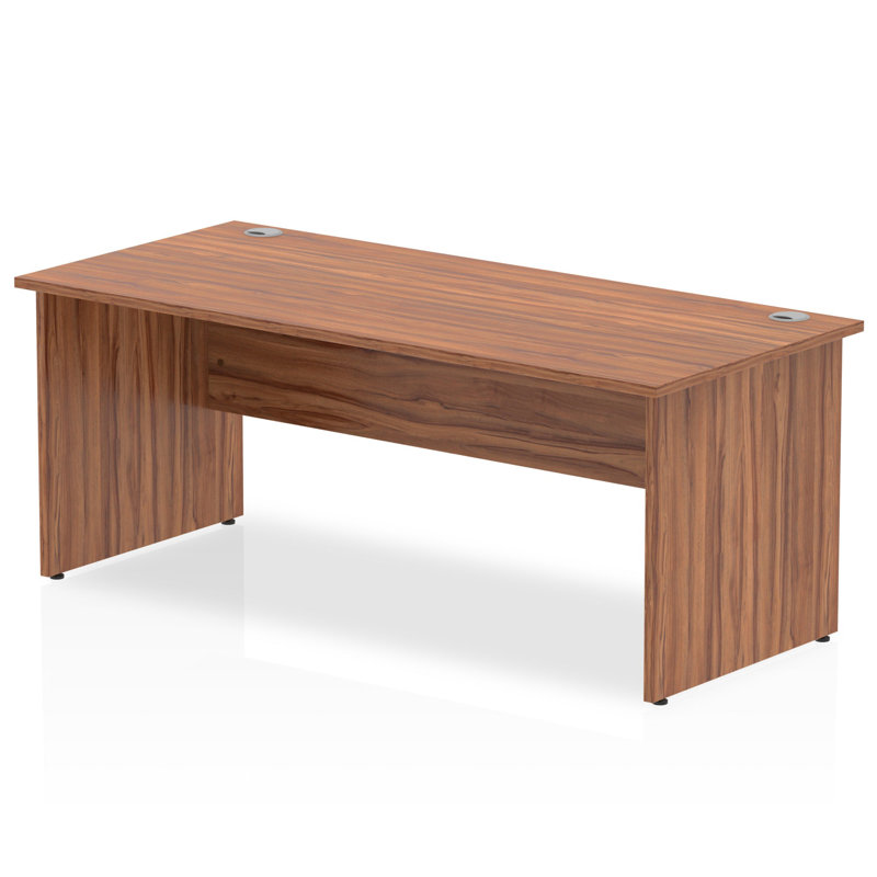 Impulse Computer Desk, 73cm H x 180cm W x 80cm D, Walnut, Walnut