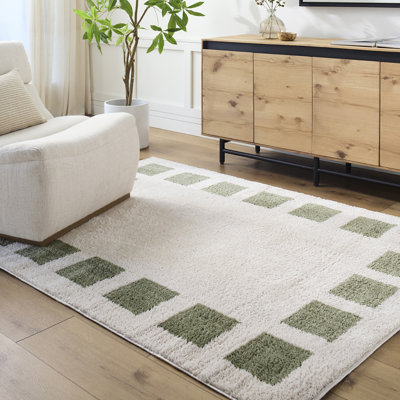 Fossay Modern Washable High-Pile Rug