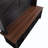 Hall Tree with 6 Hooks, Practical Walnut Entryway Bench with Adjustable Shelves-863387145