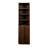 Modern Wooden 72.49" Tall Display Storage Cabinet With 3 Side Drawers And 4 Shelves For Kitchen Space, 11.49 In Width, Particle Board H Drawer 4 Shelved Dining Room Pantry, Walnut Finish, 19.53 Depth-414923531