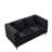 60Inch Oversized 2 Seater Sectional Sofa, Living Room Comfort Fabric Sectional Sofa-Deep Seating Sectional Sofa, Soft Sitting With 2 Pillows For Living Room, Bedroom, Office Teddy-558154350-558154348