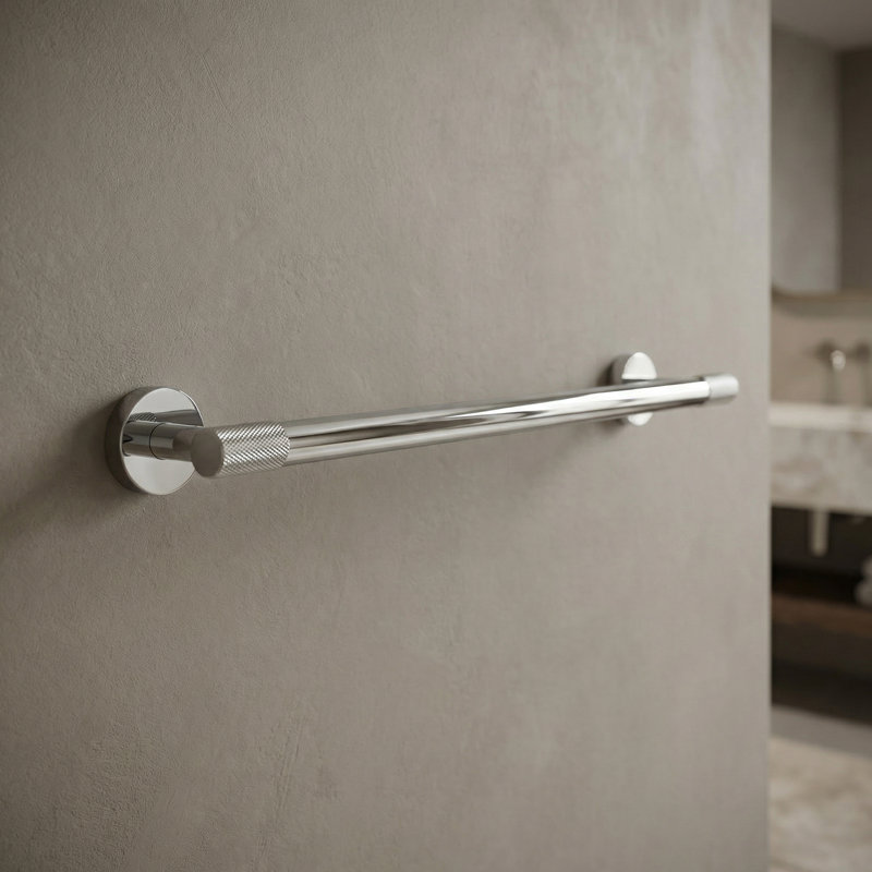 Forward Towel Bar, Polished Chrome