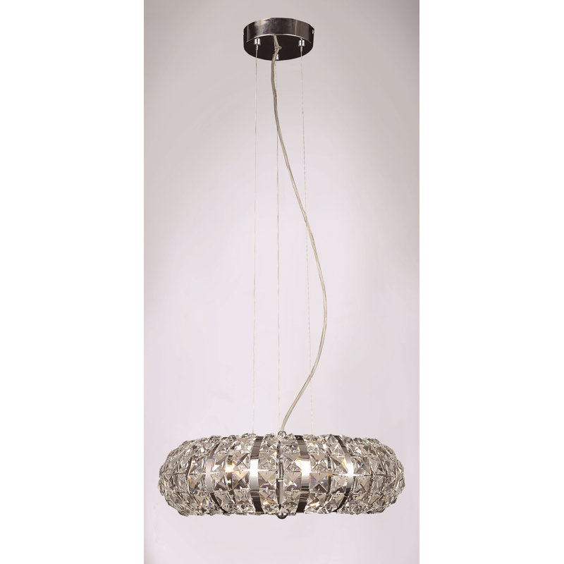 Lustre cylindrique unique et remarquable à 8 lumières Kaitlynn